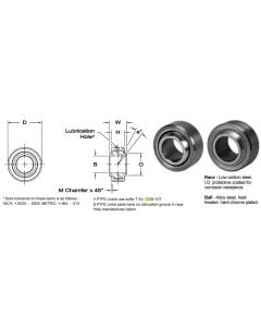 Bearing, Aileron, 5/8" OD