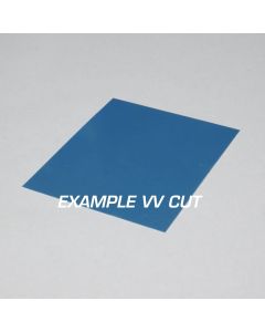 .020" Alclad Vinyl Coated Custom Cut T3-2024 Aluminum Sheet, $/ft²