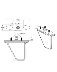DeltaPop Aviation ADS-B/UAT Trans Blade Antenna