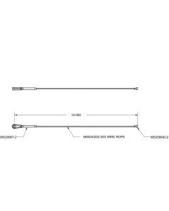 Cable, Yaw Servo Bridle