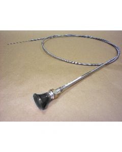 Push-Pull Cable, Black Knob