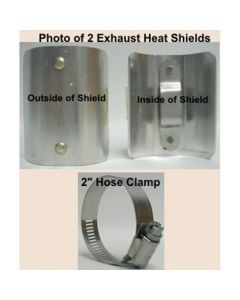 2" Exhaust Heat Shield