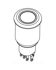 Push Button Switch, DPDT, 2A, 48V