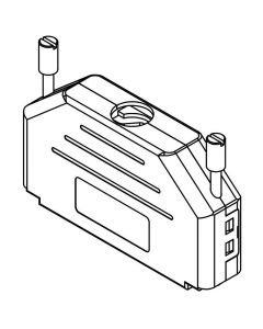 D-Sub Back shell, 37 Pin
