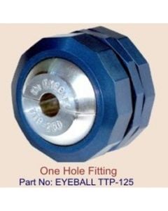 Aluminum "One Hole" Bulkhead Fitting