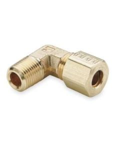 69-F-04x02 Brass Elbow with Ferrule