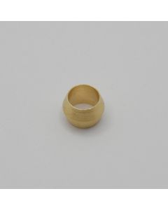Compression Fitting, Brass Ferrule, 1/4"