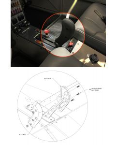 RV-12iS "Blade" Style Throttle Handle/Grip Option