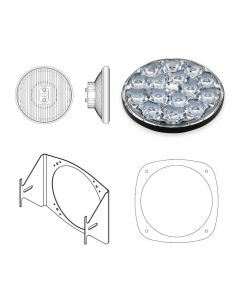 AeroLEDs Sunspot 95 Watt Landing Light Kit, RV-10/14/14A