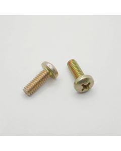 Pan Head Baffle Screw, Course Thread, 1/4-20 x 3/4"