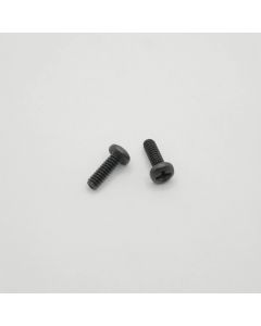 Pan Head Screw, Brass, Black, 6-32 x 7/16"