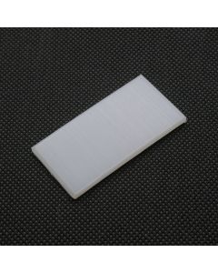 .125" UHMW Plastic Strip 1" x 2"