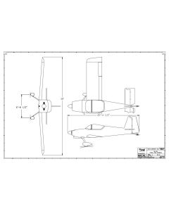 RV-9/9A Wing Kit 24 x 36" Printed Plans