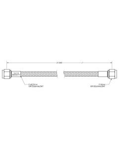 Hose Assembly, -4 x 21.5", VMP