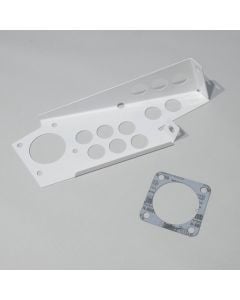 Bracket with Gasket, O-320 Throttle/Mixture