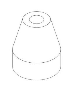 Threaded Insert, Female, Push-Pull Tube