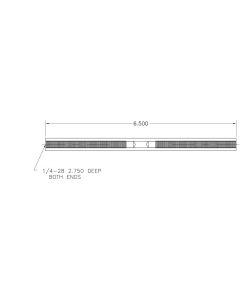 Flap Push Rod, Pre-Tapped, 1/4-28