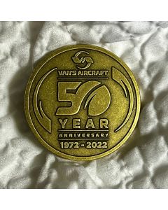 Van's Aircraft 50th Anniversary Commemorative Coin
