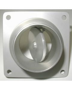 SV-6 Aluminum Air Vent, Silver Anodized