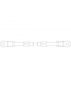 M22759/16-2 AWG Wire 37.25", Starter Relay to Starter